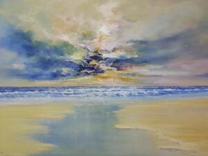 Oil on Canvas, can be rolled up. 120x80cm